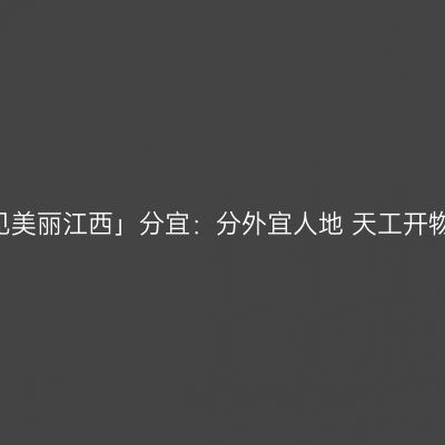 「遇见美丽江西」分宜：分外宜人地 天工开物城